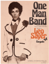 One Man Band (1973 Leo Sayer) used sheet music