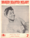 Broken Hearted Melody (1959 Sarah Vaughan) used sheet music