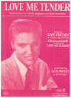 Love Me Tender used sheet music