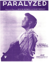 Paralyzed by Elvis Presley 1956 used sheet music