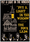 Put A Light In The Window by The Four Lads 1957 used sheet music