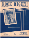 Rock Right! 1956 used sheet music