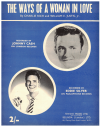 The Ways Of A Woman In Love 1958 used sheet music