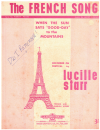 The French Song (When The Sun Says 'Good-Day' To The Mountains) (1965 Lucille Starr) used sheet music