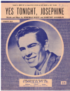 Yes Tonight, Josephine 1957 used sheet music