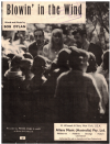 Blowin' In The Wind (1963 Peter, Paul and Mary) used sheet music