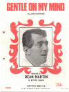 Gentle On My Mind (1967 Dean Martin) used sheet music