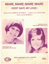 Mare, Mare, Mare, Mare (Keep Safe My Love) (1973 Judy Stone, Ada Mori) used sheet music