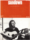 Sundown for easy piano (1973 Gordon Lightfoot) used sheet music