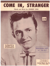 Come In, Stranger (1958 Johnny Cash) used sheet music