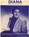 Diana (1957 Paul Anka) used sheet music