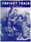 Freight Train 1957 Chas McDevitt Skiffle Group with Nancy Whiskey used sheet music