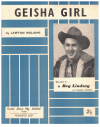 Geisha Girl (1957 Reg Lindsay) used sheet music