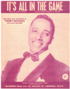 It's All In The Game 1951 used sheet music