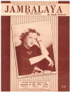 Jambalaya (On The Bayou) (1952 Jo Stafford) used sheet music