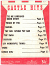 Castle Hits piano songbook