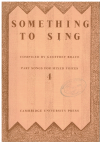 Something To Sing Book 4 Part Songs For Equal Voices used choral songbook