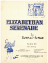 Elizabethan Serenade by Ronald Binge 1952 used sheet music
