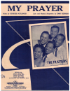 My Prayer (1956 The Platters) used sheet music