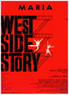 Maria from film 'West Side Story' used sheet music for sale