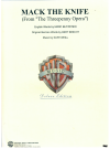Mack The Knife from 'The Threepenny Opera' used sheet music for sale