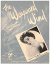 The Wayward Wind (1956 Gogi Grant) used sheet music