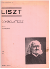 Liszt Consolations sheet music