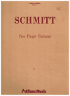 Schmitt Five Finger Exercises For The Piano Opus 16