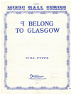 I Belong To Glasgow 1921 used sheet music