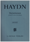 Haydn Variationen in F minor Henle Urtext used sheet music
