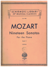 Mozart Sonatas For The Piano Book II (Epstein) used book for sale