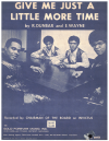 Give Me Just A Little More Time (1970 Chairman of the Board, The Vibrants) used sheet music for sale