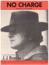 No Charge (1974 J J Barrie) used sheet music for sale