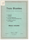 Michel Leclerc Trois Bluettes pour Flute et Guitare used sheet music