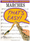 That's Easy! Marches For Tenor Saxophone used music book for sale