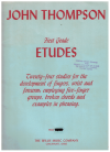 John Thompson First Grade Etudes used book for sale