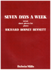 Richard Rodney Bennett Seven Days A Week by Richard Rodney Bennett for piano used sheet music for sale
