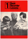 Ralph Wm. Zeitlin's Basic Recorder Lessons Book 1 Soprano or Tenor used book for sale