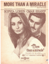 More Than A Miracle (1967) used sheet music for sale