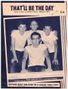 That'll Be The Day 1957 used sheet music