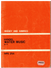Handel Water Music in F by G F Handel used Miniature Study Score