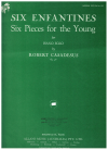 Robert Casadesus Six Enfantines Six Pieces For The Young For Piano Solo Op.48 used sheet music for sale