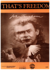 That's Freedom (1990 John Farnham) used sheet music for sale