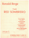 Ronald Binge The Red Sombrero piano solo 1949 used sheet music for sale