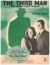 The Third Man (The Harry Lime Theme) from film 'The Third Man' piano solo 1949 used sheet music for sale