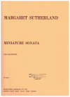 Margaret Sutherland Miniature Sonata For Pianoforte used sheet music for sale