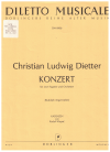 Rudolf Klepac Kadenzen zum Christian Ludwig Dietter's Konzert fur 2 Fagotte und Orchester used sheet music for sale