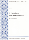 2 Hoftentanze from the Hessen Books for 5 Instruments used ensemble sheet music for sale