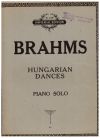 Brahms Hungarian Dances Nos. 1-10 (Book I) for piano used sheet music for sale