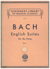 Bach English Suites For The Piano after the edition by Karl Czerny Book 1 used sheet music for sale